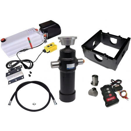 ZESTAW HYDRAULICZNY WYWROTU KIPRA 2,5m 700 mm 12V